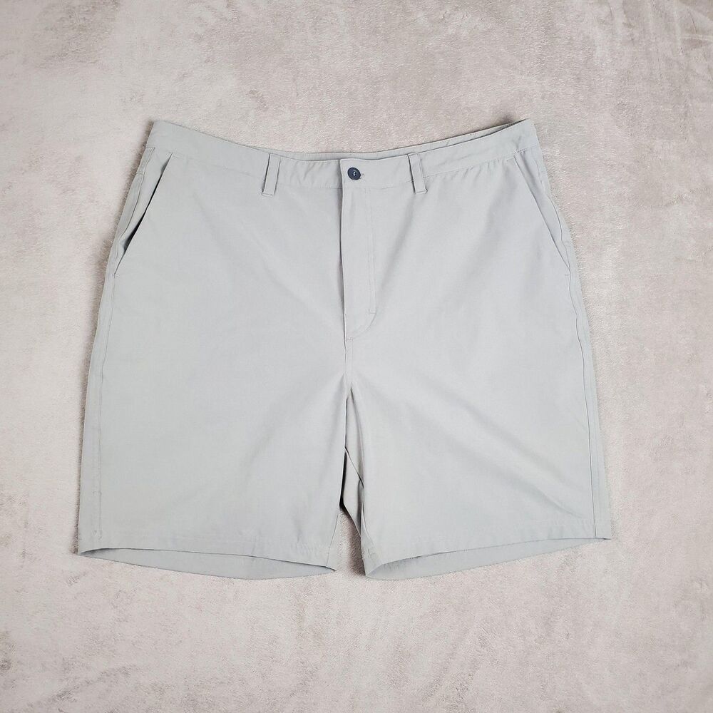Saxx Go To Town 2N1 Shorts Mens 38 Gray Ballpark Pouch Chino
